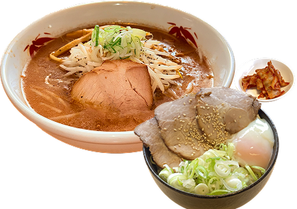 温玉焼豚丼セット